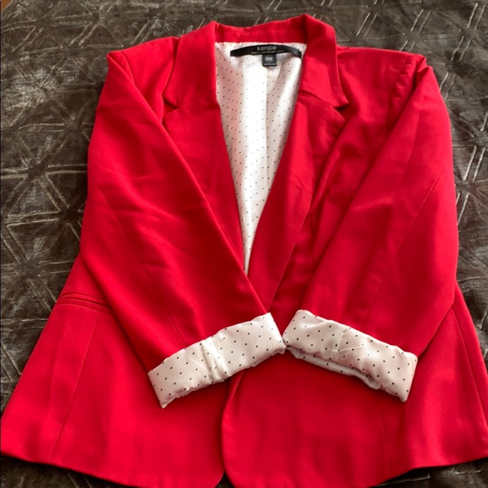 Red blazer